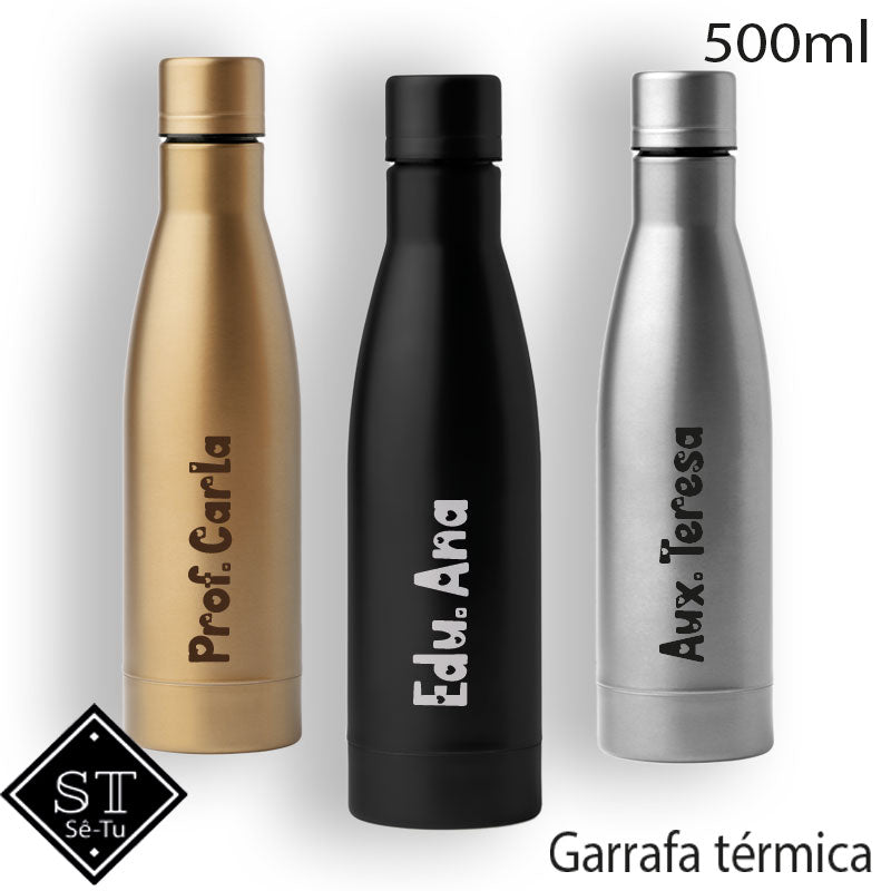 Garrafa térmica Professora (Nome) - Sê-Tu